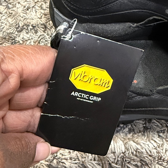 Merrell J49819 Men\'s Black slip on vibram arctic grip shoes Loafers sz 10.5 main image 5